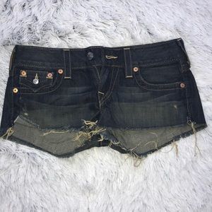 TRUE RELIGION JEAN SHORTS